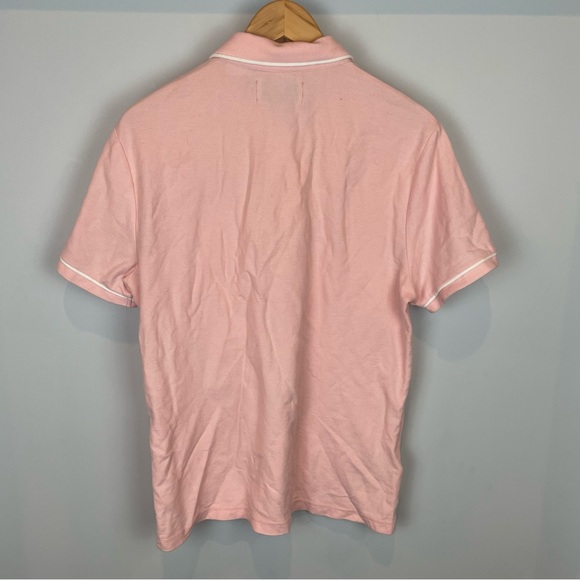 Original Penguin Polo Shirt - Medium - Pink with White Piping - Picture 2 of 3